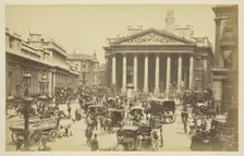 The Royal Exchange, 1850-1900. Creator: Unknown