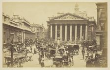 The Royal Exchange, 1850-1900. Creator: Unknown