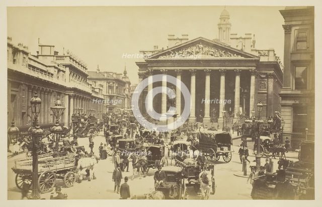 The Royal Exchange, 1850-1900. Creator: Unknown.
