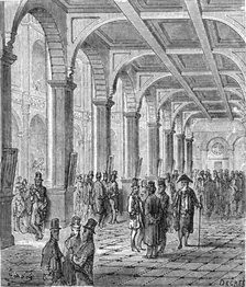 The Royal Exchange 1872. Creator: Gustave Doré