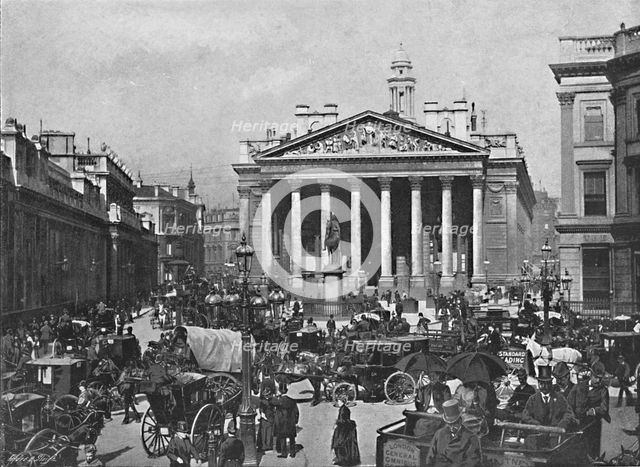 'The Royal Exchange', c1896. Artist: Frith & Co.