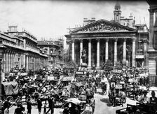 The Royal Exchange, City of London, c1900. Creator: Unknown