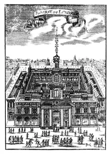 The Royal Exchange, London, 1686