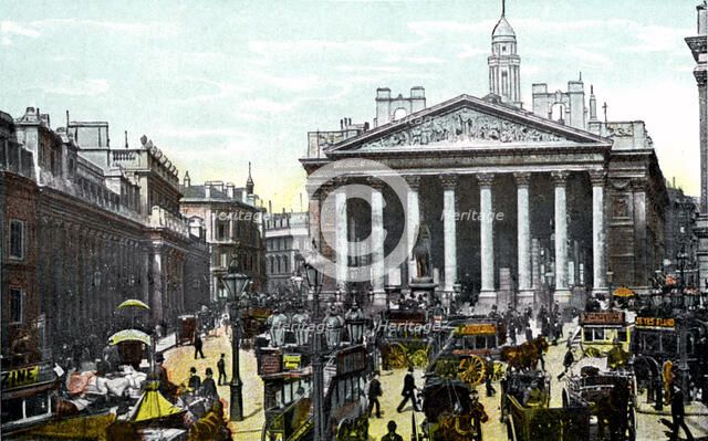 The Royal Exchange, London, 20th Century. Artist: Unknown