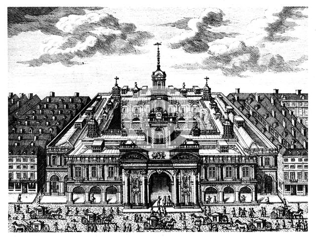 The Royal Exchange, London, late 17th century. Artist: Unknown