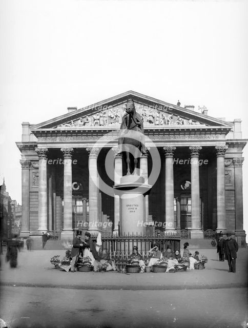 The Royal Exchange, Threadneedle Street, London, c1870-c1900. Artist: York & Son