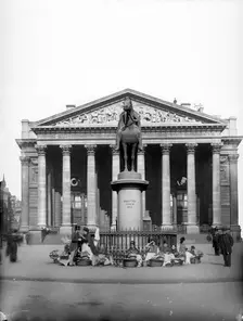 The Royal Exchange, Threadneedle Street, London, c1870-c1900. Artist: York & Son