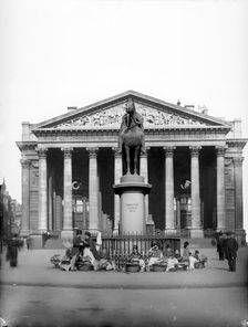 The Royal Exchange, Threadneedle Street, London, c1870-c1900. Artist: York & Son