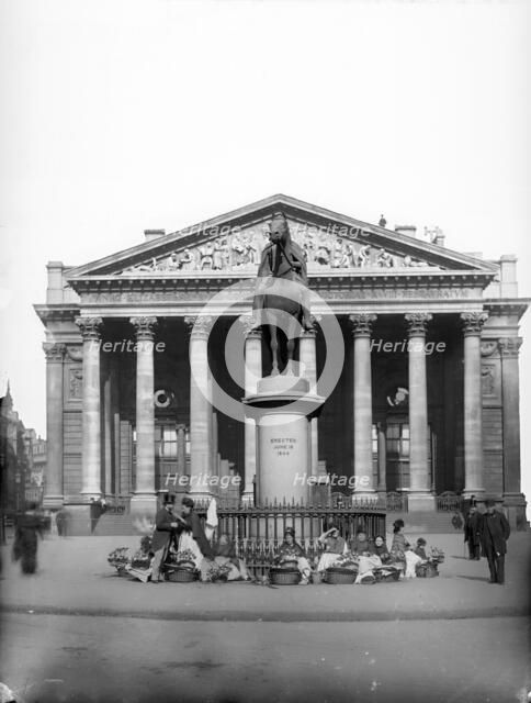The Royal Exchange, Threadneedle Street, London, c1870-c1900. Artist: York & Son