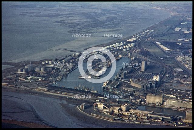 The Royal Edward Dock, Avonmouth, Bristol, 1971. Creator: Jim Hancock.