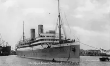 The Royal Edward entering Avonmouth dock, 20th century