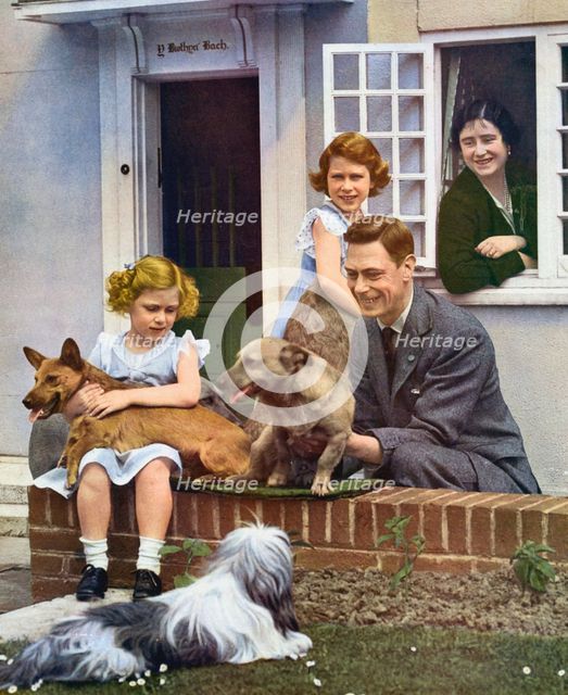 The Royal Family at Windsor, 1930s. Creator: Unknown.
