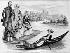 The Royal Family at Windsor, Berkshire, c1850. Creator: Unknown