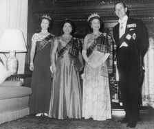 The Royal family attend the Royal Company of Archers Tercentenary Ball in Edinburgh, 1976. Creator: Unknown