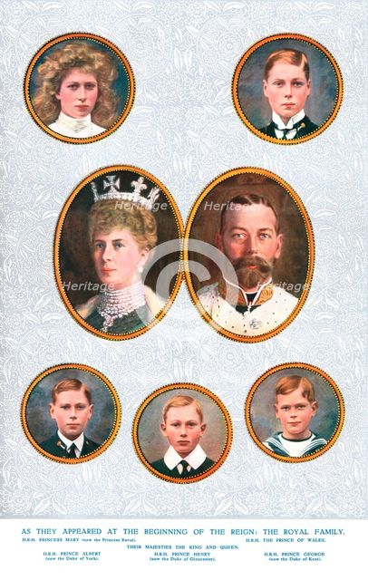 The Royal Family, c1935. Artist: W&D Downey.