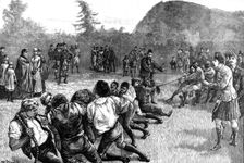 The Royal Family in the Highlands; Tug of War - late 19th century, (1900)