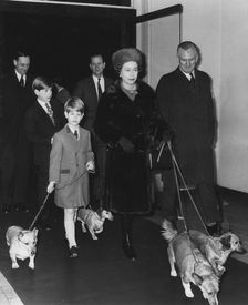 The Royal Family leave for Sandringham from Liverpool Street Station, 29th December 1971
