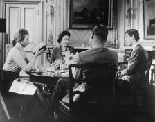 The Royal family lunches in Windsor Castle, 1969. Creator: Unknown