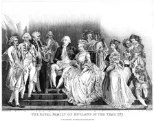 The Royal Family of England in the year 1787, (1820). Artist: Roberts