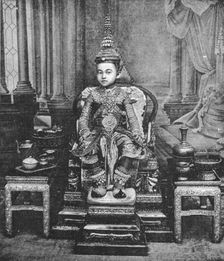 'The Royal Family of Siam, Siam and the Siamese; The Crown Prince of Siam in State Robes 1891. Creator: Unknown