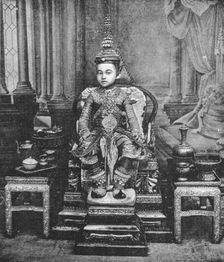 'The Royal Family of Siam, Siam and the Siamese; The Crown Prince of Siam in State Robes 1891. Creator: Unknown