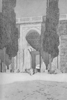 The Royal Gate leading to the old Seraglio 1913. Artist: Jules Guerin