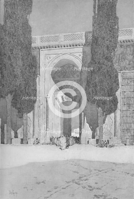 'The Royal Gate leading to the old Seraglio', 1913. Artist: Jules Guerin.