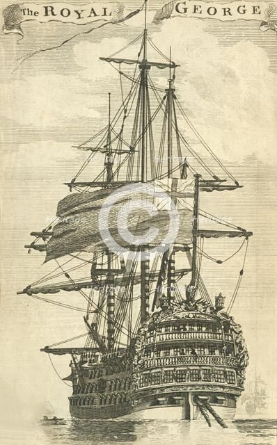 'The Royal George', 1756.  Creator: Unknown.