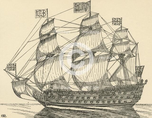 'The Royal George', (1931). Artist: Charles Henry Bourne Quennell.