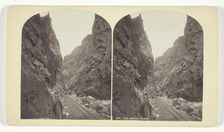 The Royal Gorge, 1879/92. Creator: William H. Jackson