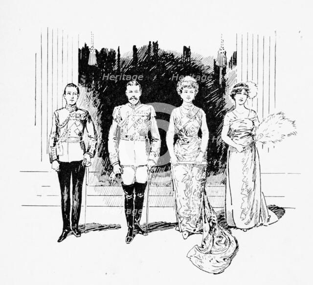 'The Royal Group', 1925. Creator: Howard Davie.