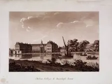 The Royal Hospital and Ranelagh House, Chelsea, London, c1800. Artist: Anon