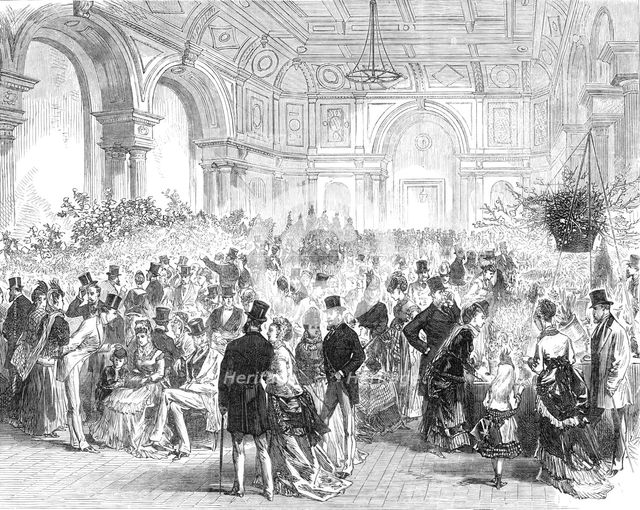 The Royal Horticultural Society's exhibition of Spring flowers, 1870. Creator: Unknown.
