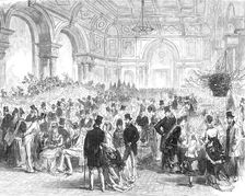 The Royal Horticultural Society's exhibition of Spring flowers, 1870. Creator: Unknown