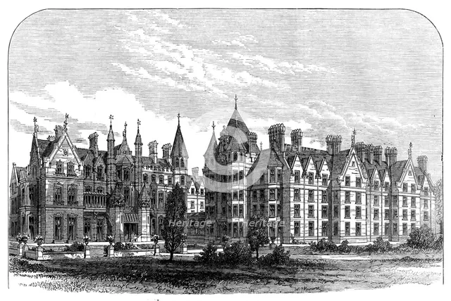 The Royal Indian Engineering College, Cooper's Hill, Egham, 1871. Creator: Unknown.