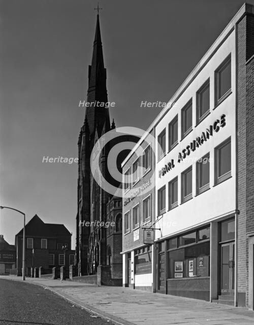 The Royal Insurance Building in Moorgate, Rotherham, South Yorkshire, 20 July 1962 Artist: Michael Walters