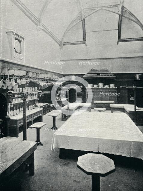 'The Royal Kitchen at Windsor Castle', c1899, (1901). Artist: Eyre & Spottiswoode.