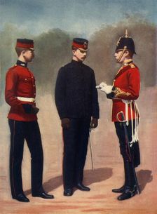 The Royal Lancasters: Lieutenant, Captain, Adjutant 1900. Creator: Gregory & Co
