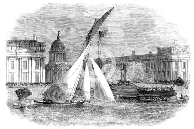 The Royal London Yacht Club Match, 1858. Creator: Unknown.