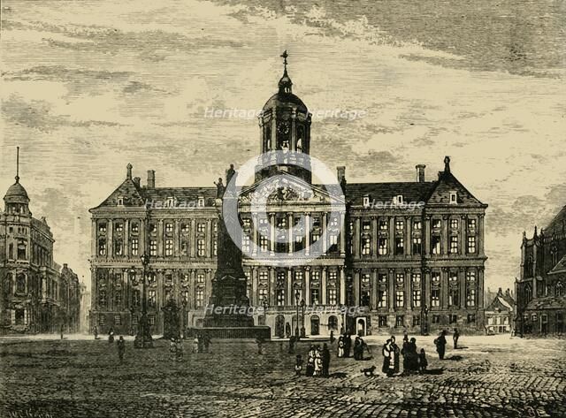 'The Royal Palace, Amsterdam', 1890. Creator: Unknown.