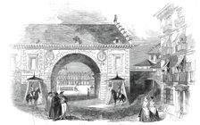 The Royal Palace at Madrid - the Armeria, 1845. Creator: Unknown
