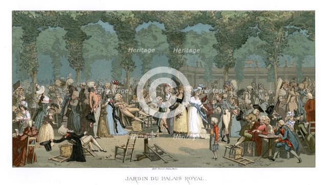 The Royal Palace Garden, (1885). Creator: Urrabieta.