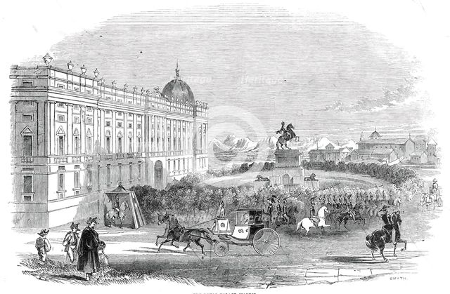 The Royal Palace, Madrid, 1845. Creator: Unknown.