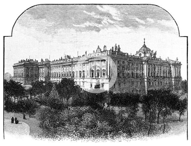 The Royal Palace, Madrid, Spain, 1900. Artist: Unknown