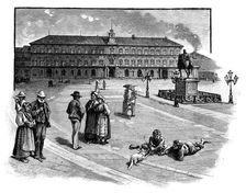 The Royal Palace, Naples, Italy, c1888