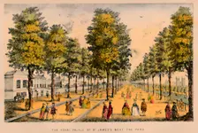 The Royal Palace of St. James's Next The Park c1870