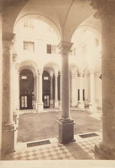 The Royal Palace (Palazzo Reale), Genoa, 1870-1880. Creator: Alfredo Noack