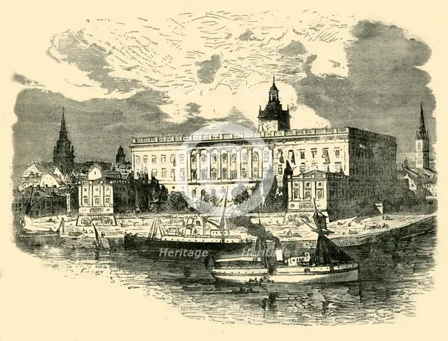 'The Royal Palace, Stockholm', 1890.   Creator: Unknown.