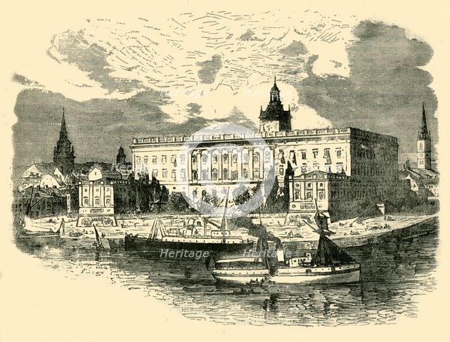 'The Royal Palace, Stockholm', 1890.   Creator: Unknown.