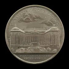 The Royal Palace, Stockholm [reverse], 1731. Creator: Johann Karl Hedlinger